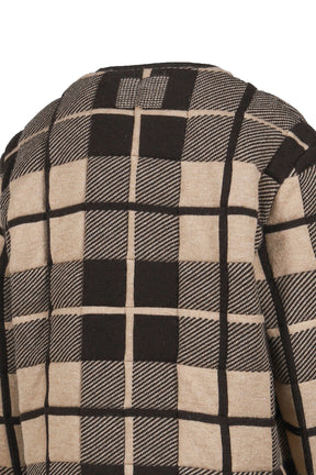 Quilted Plaid Liner Jacket