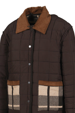 Quilted Plaid Liner Jacket