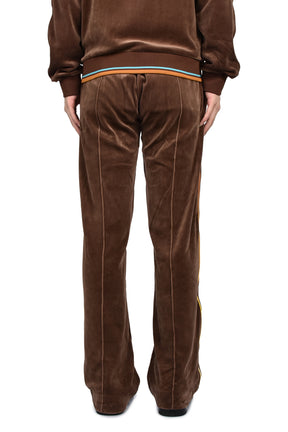 VELOUR TRACK PANT / BRW