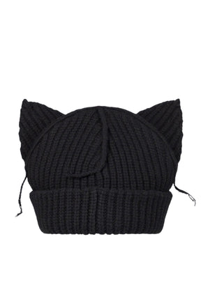 CHUNKY EARS BEANIE / BLACK