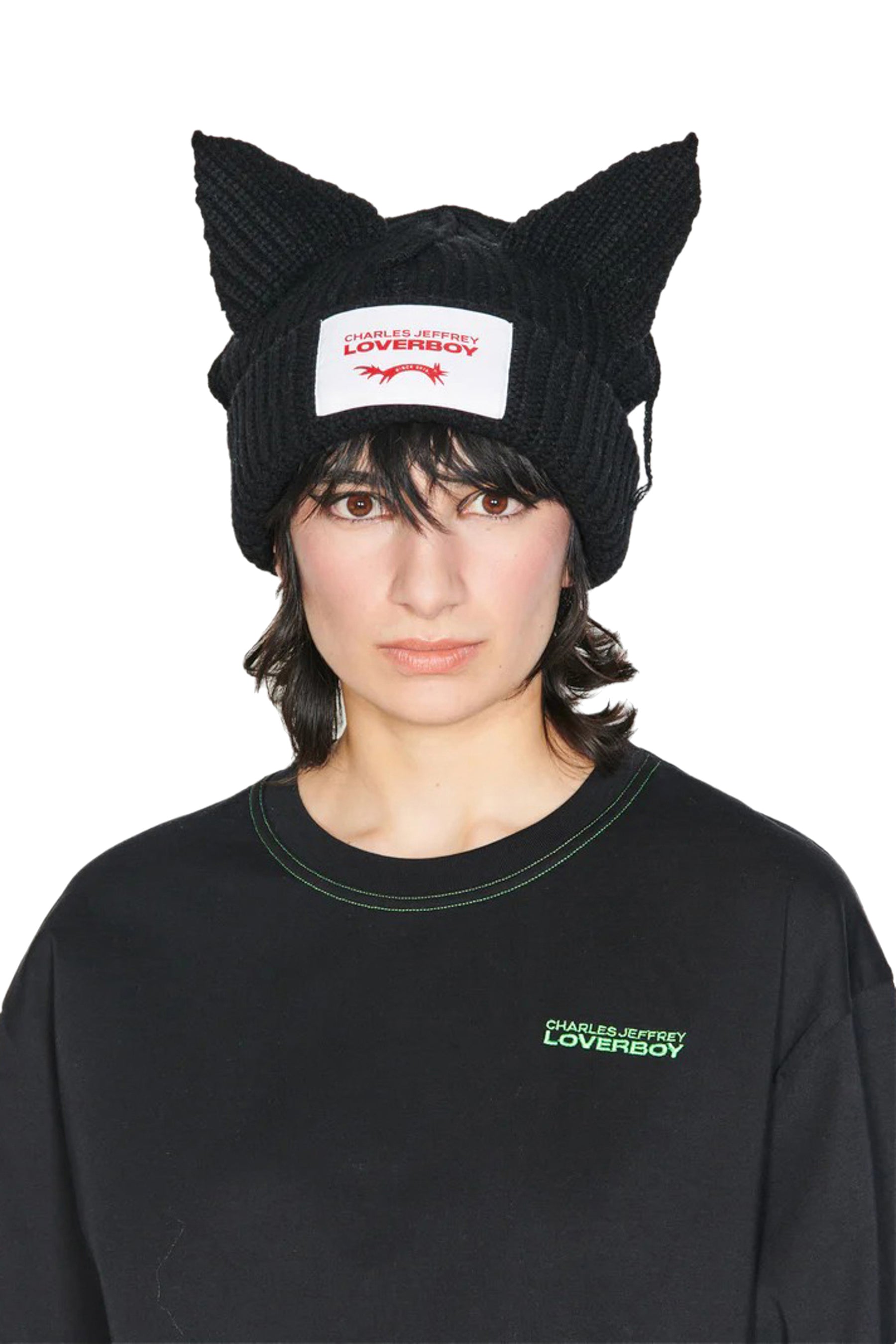 CHUNKY EARS BEANIE / BLACK