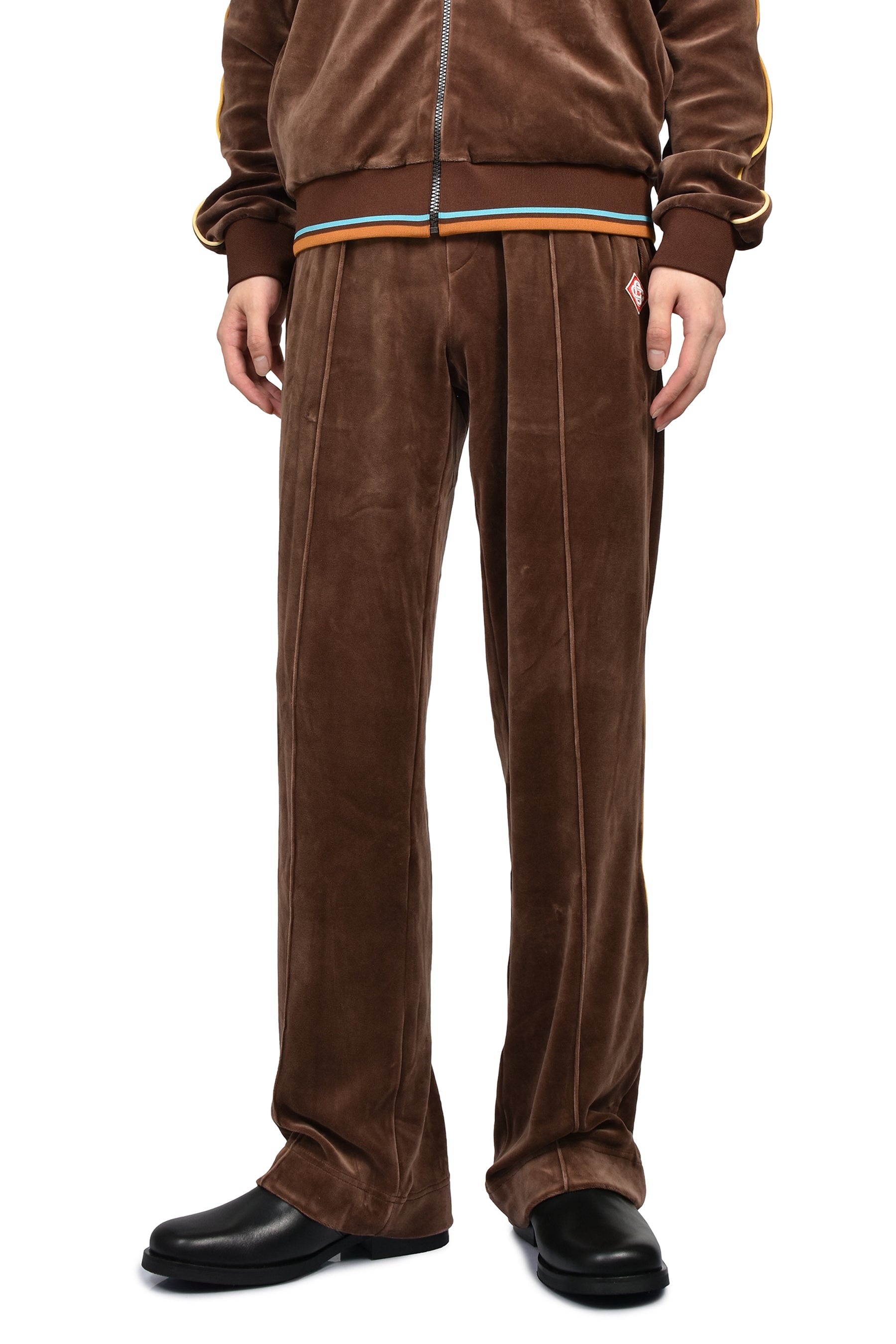 VELOUR TRACK PANT / BRW