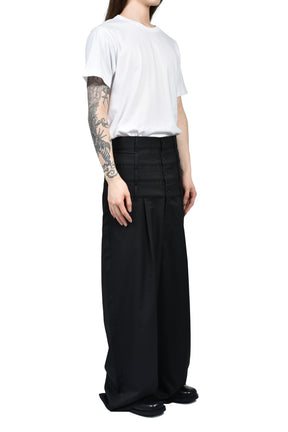 4 WAIST TAILORED TROUSERS / BLK