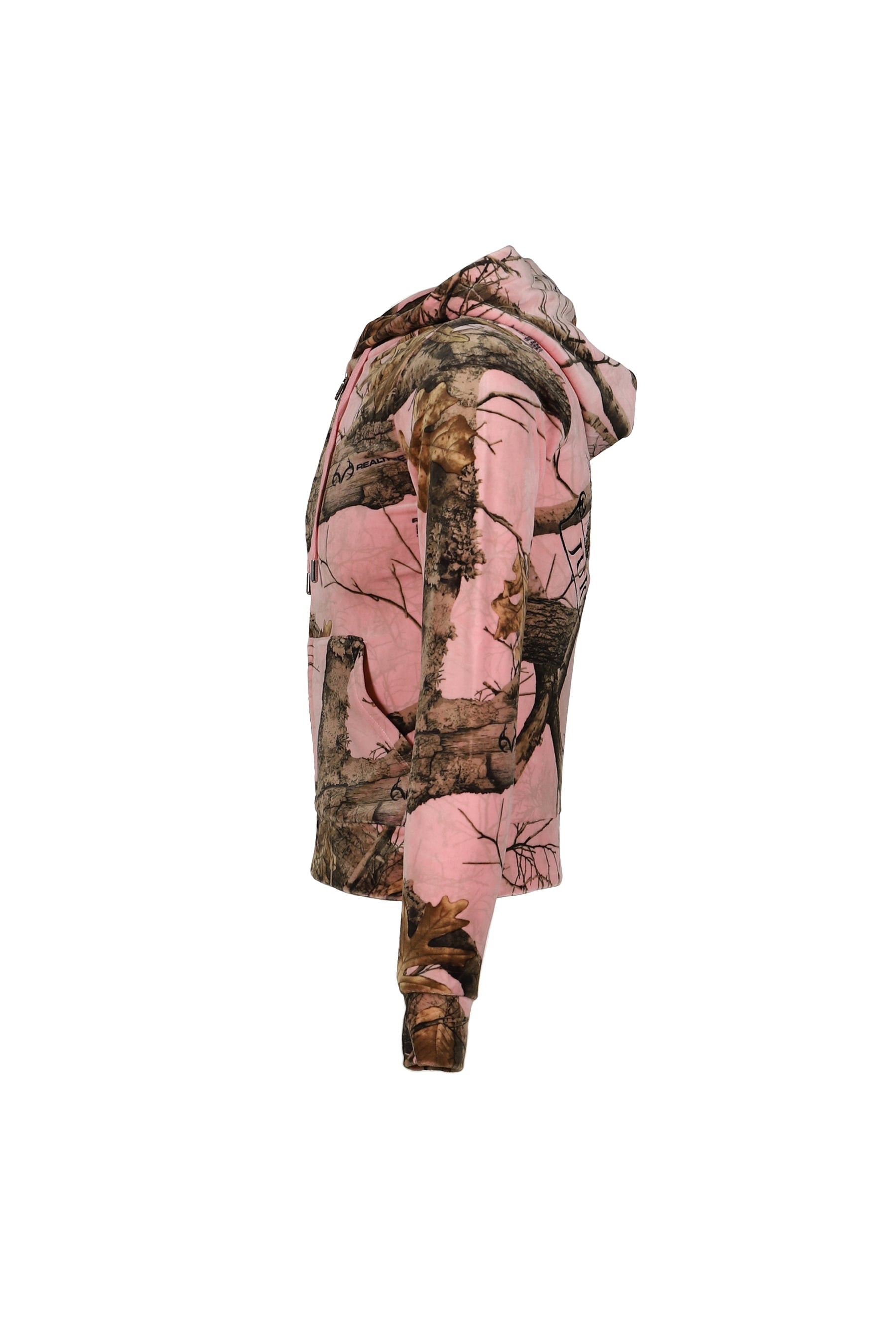 REALTREE VELOR ROBERTSON HOODIE (WOMEN'S) / PINK EDGE 