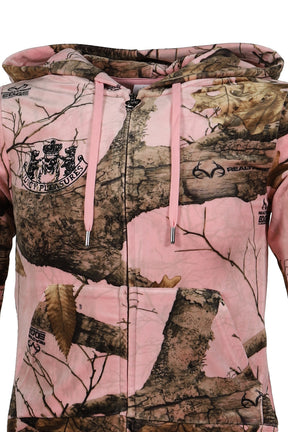 REALTREE VELOR ROBERTSON HOODIE (WOMEN'S) / PINK EDGE 