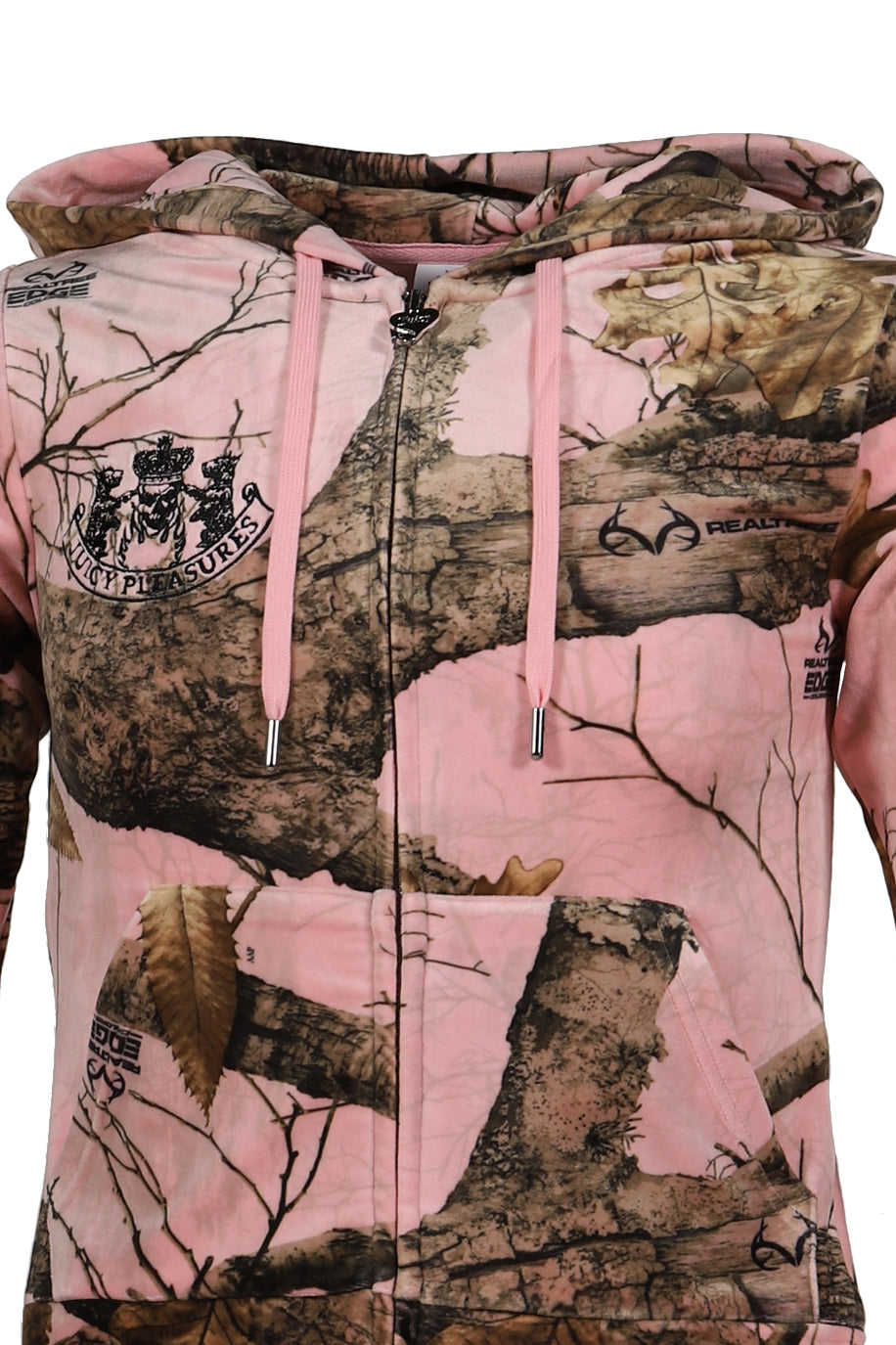 REALTREE VELOR ROBERTSON HOODIE (WOMEN'S) / PINK EDGE 