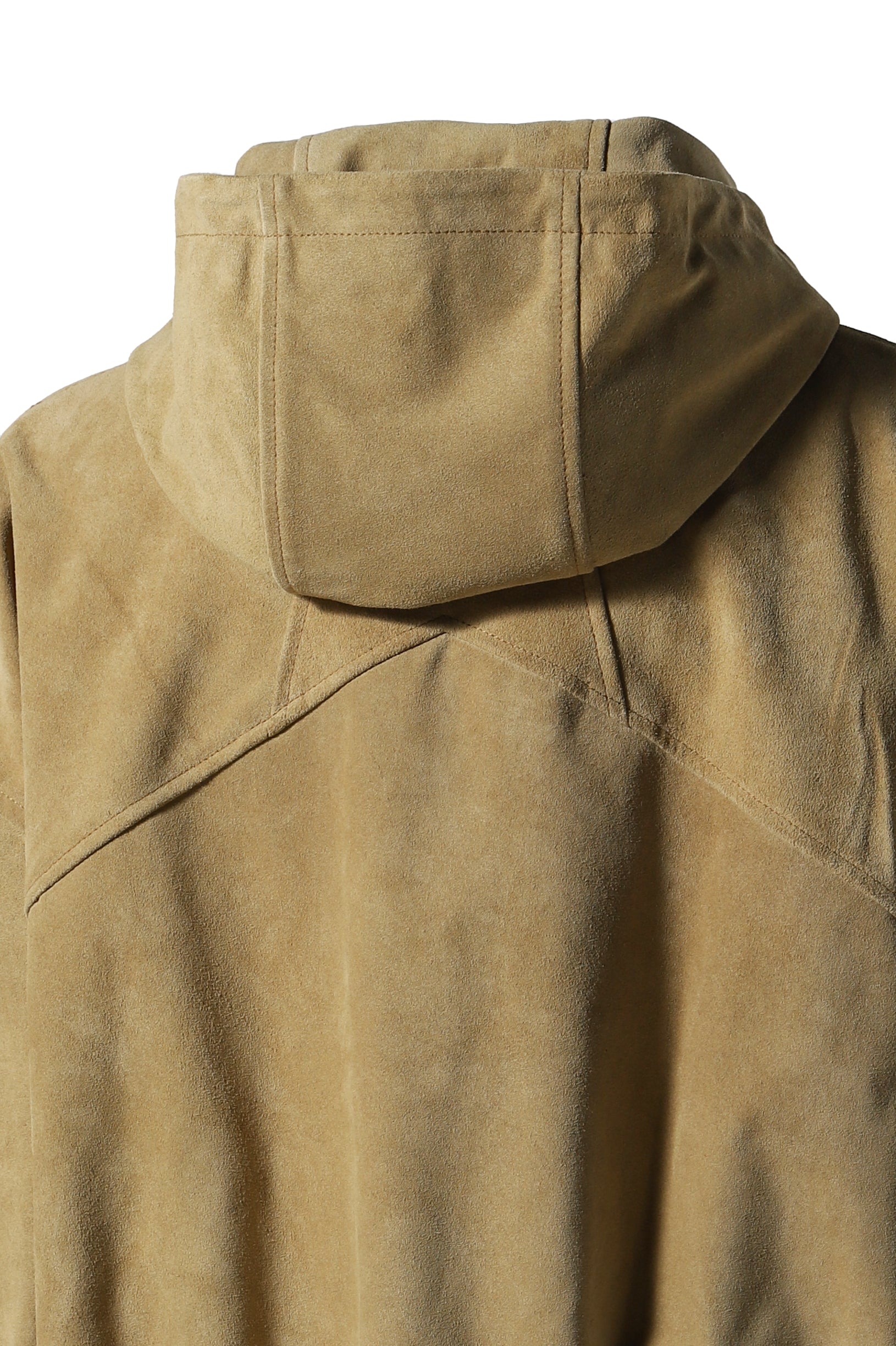 SUEDE CREST HOODIE