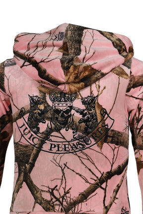 REALTREE VELOR ROBERTSON HOODIE (WOMEN'S) / PINK EDGE 