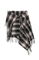 FRINGED ZIP SHAWL / MULTI
