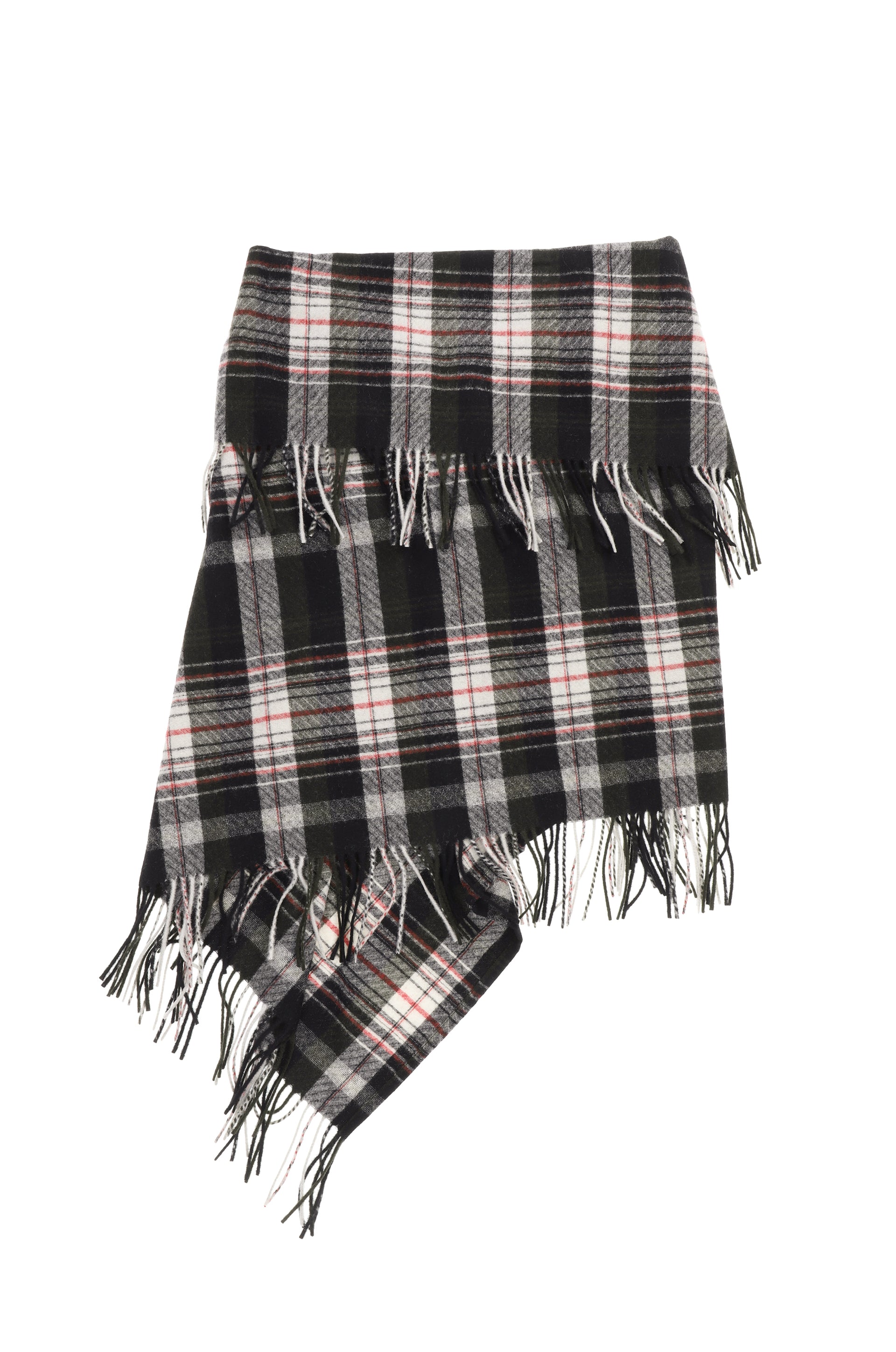 FRINGED ZIP SHAWL / MULTI