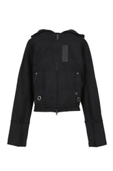 HANK HOODIE ZIP-UP / BLACK 