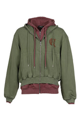 DOUBLE HOODIE / GRN