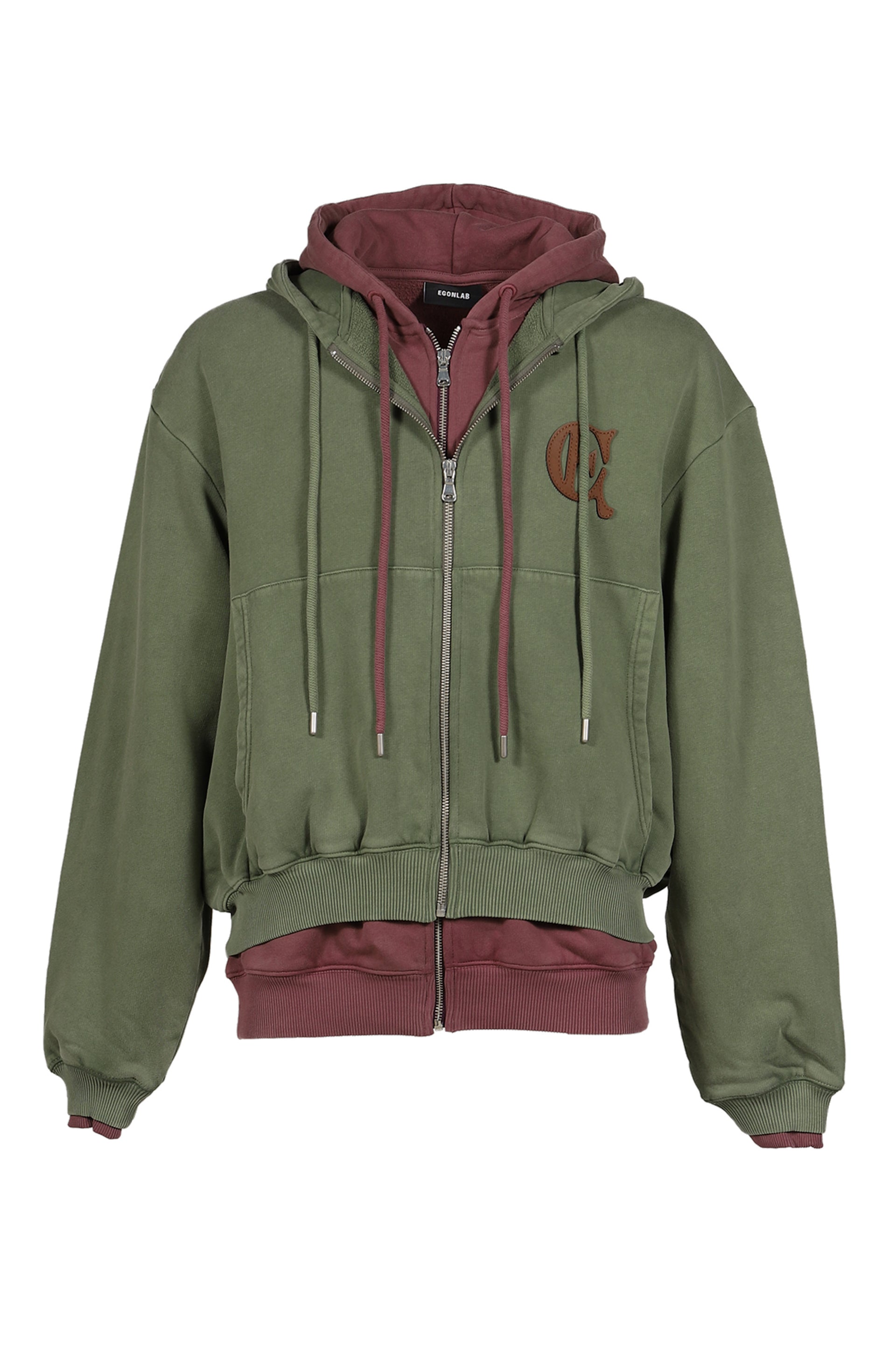 DOUBLE HOODIE / GRN