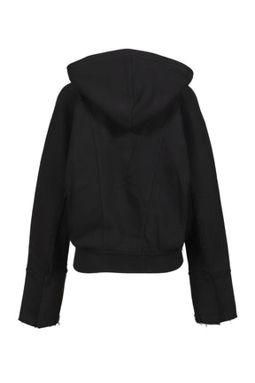HANK HOODIE ZIP-UP / BLACK 