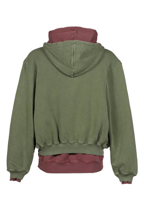 DOUBLE HOODIE / GRN