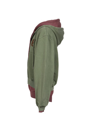 DOUBLE HOODIE / GRN