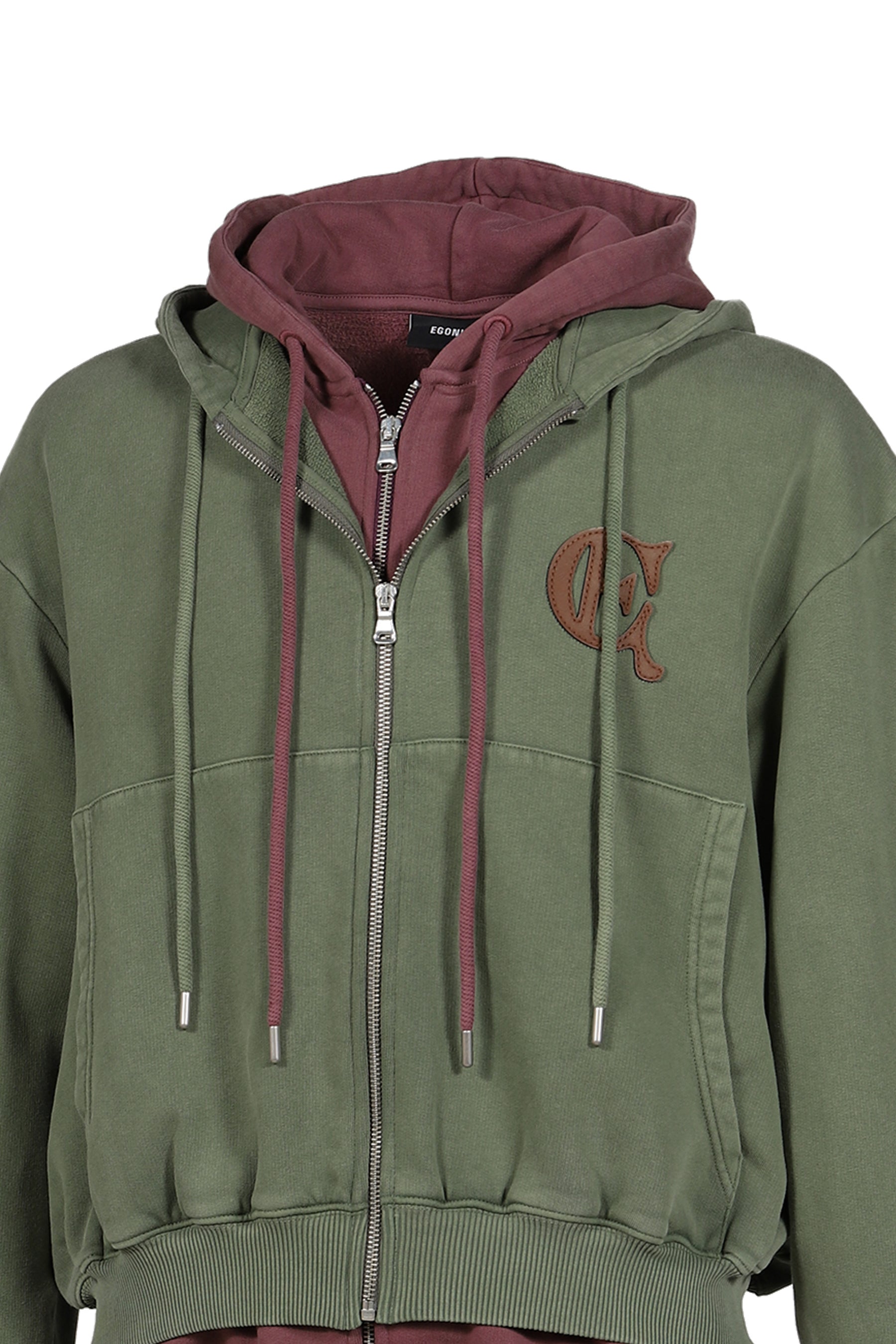 DOUBLE HOODIE / GRN