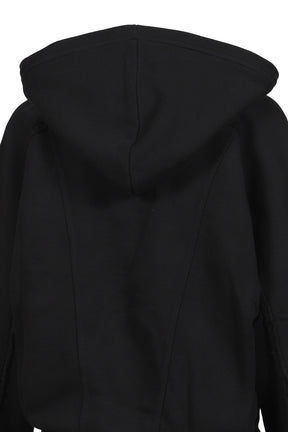HANK HOODIE ZIP-UP / BLACK 