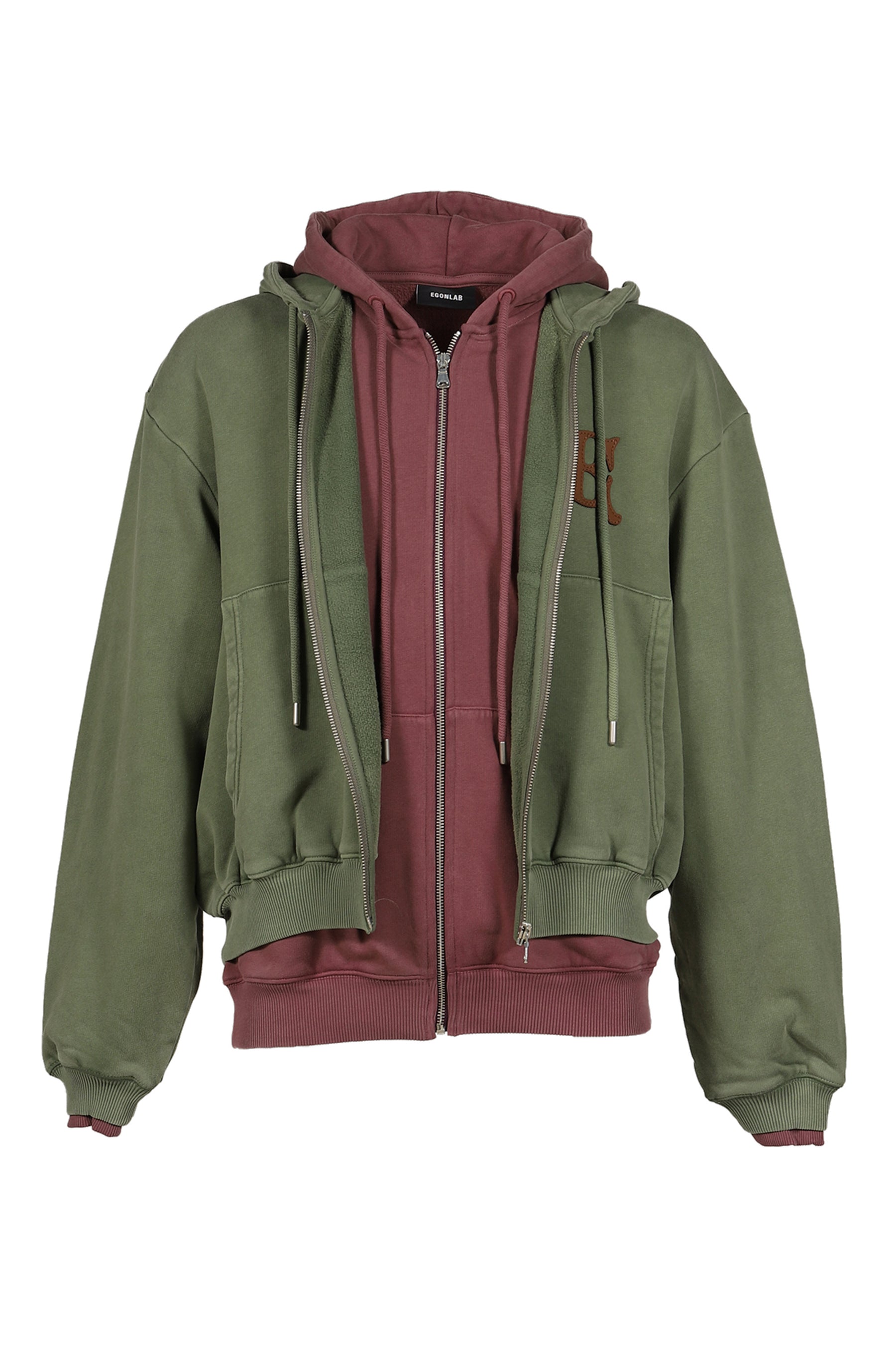 DOUBLE HOODIE / GRN