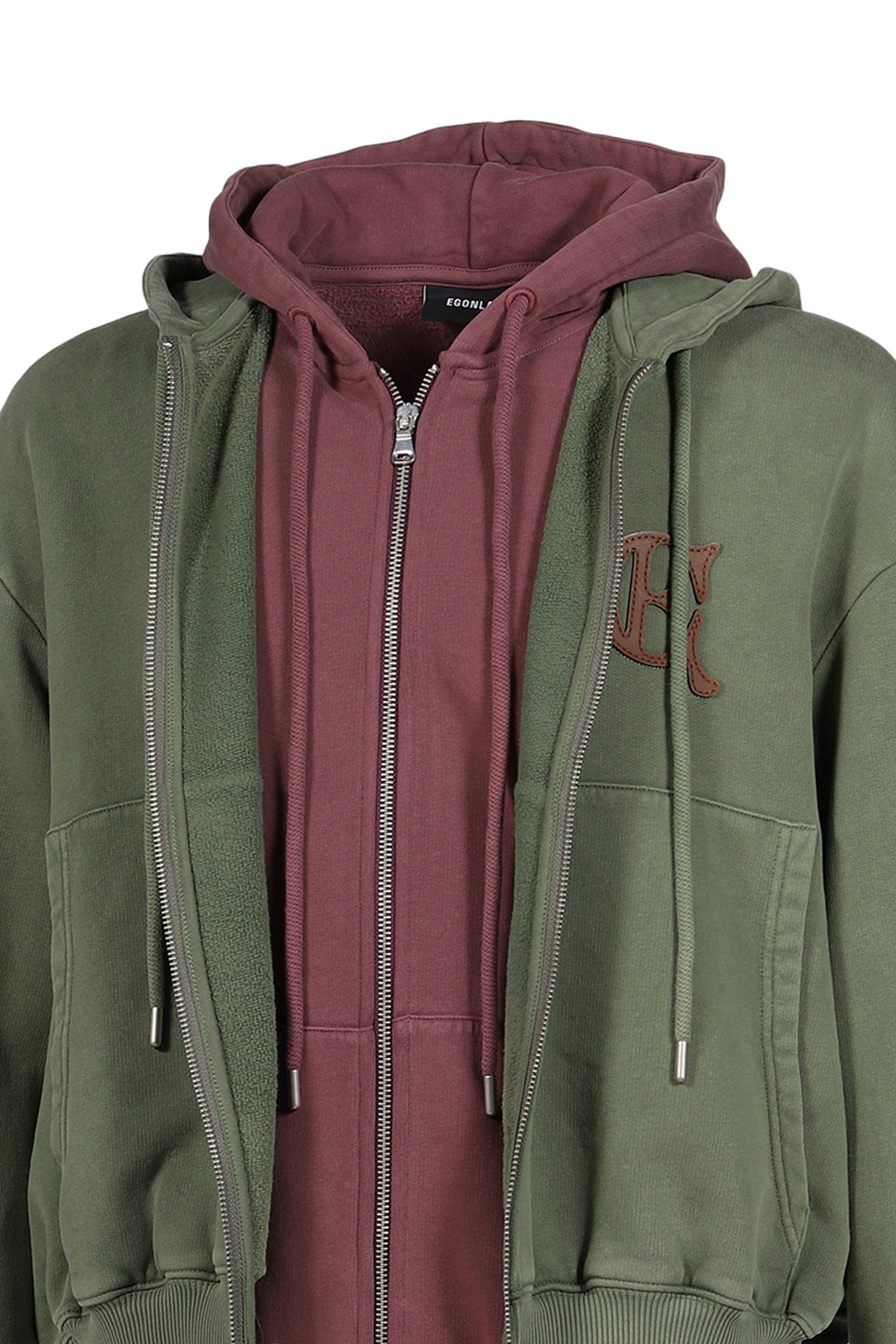 DOUBLE HOODIE / GRN