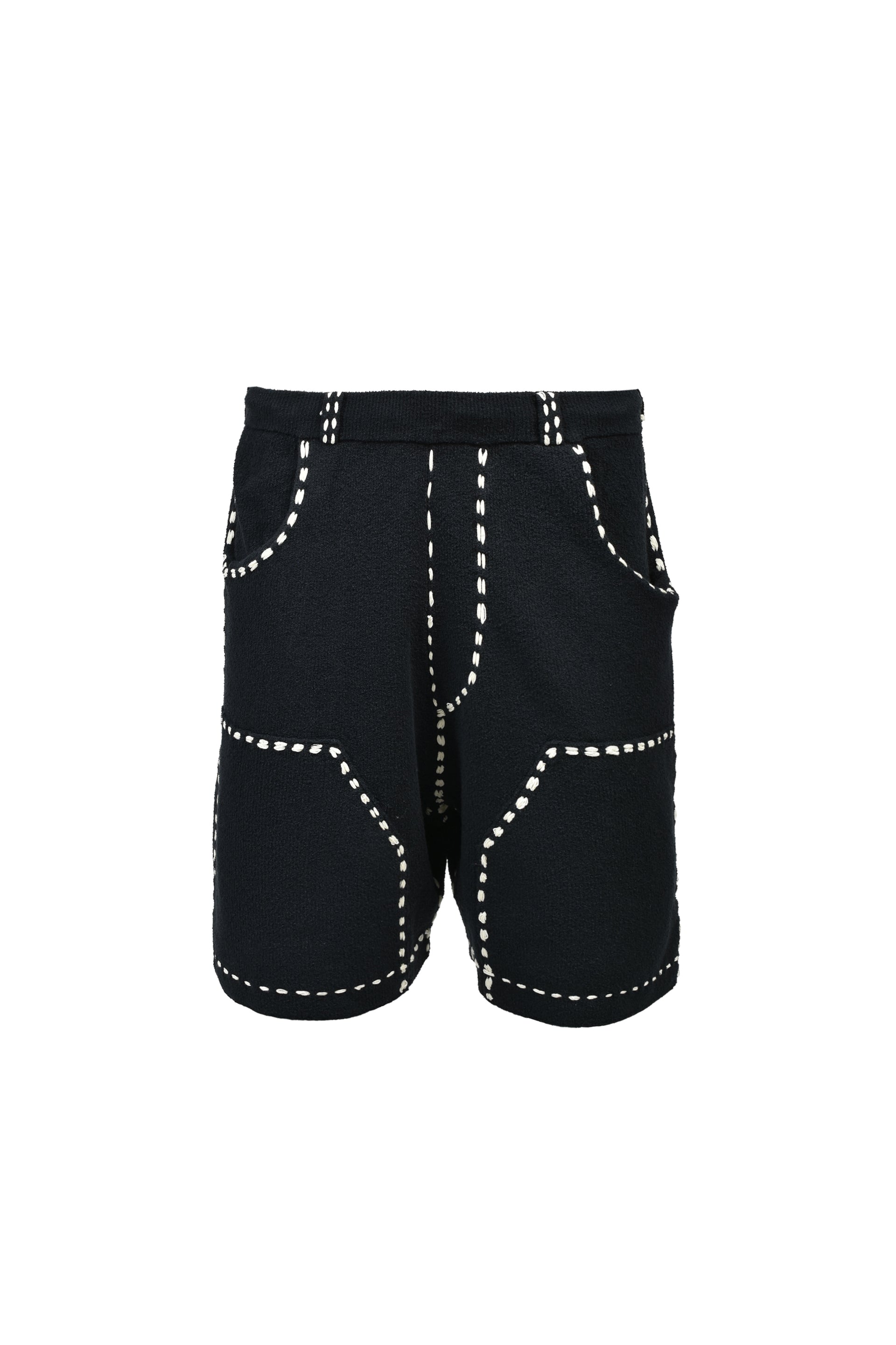 SUMMER PG1 DOUBLE KNEE SHORTS / BLK