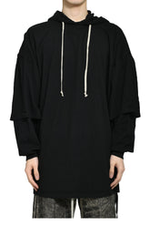 TOMMY HUSTLER HOODIE / BLK