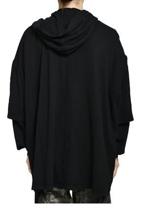 TOMMY HUSTLER HOODIE / BLK