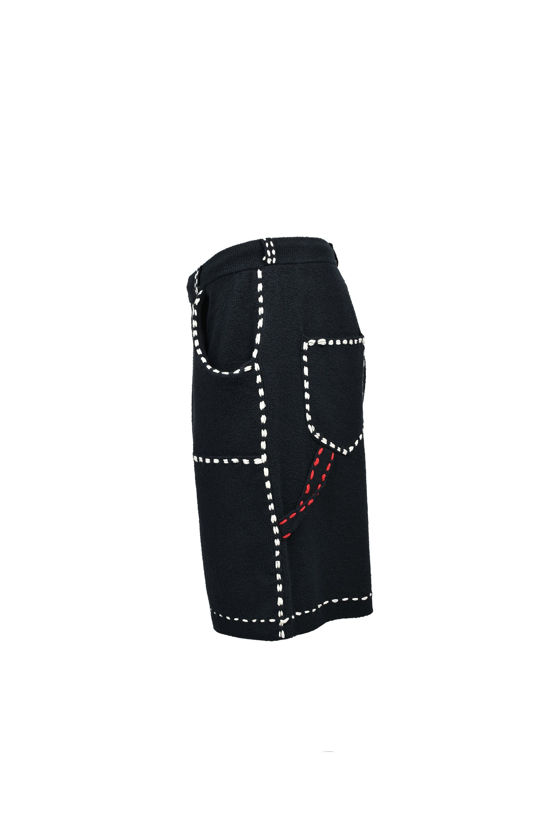 SUMMER PG1 DOUBLE KNEE SHORTS / BLK
