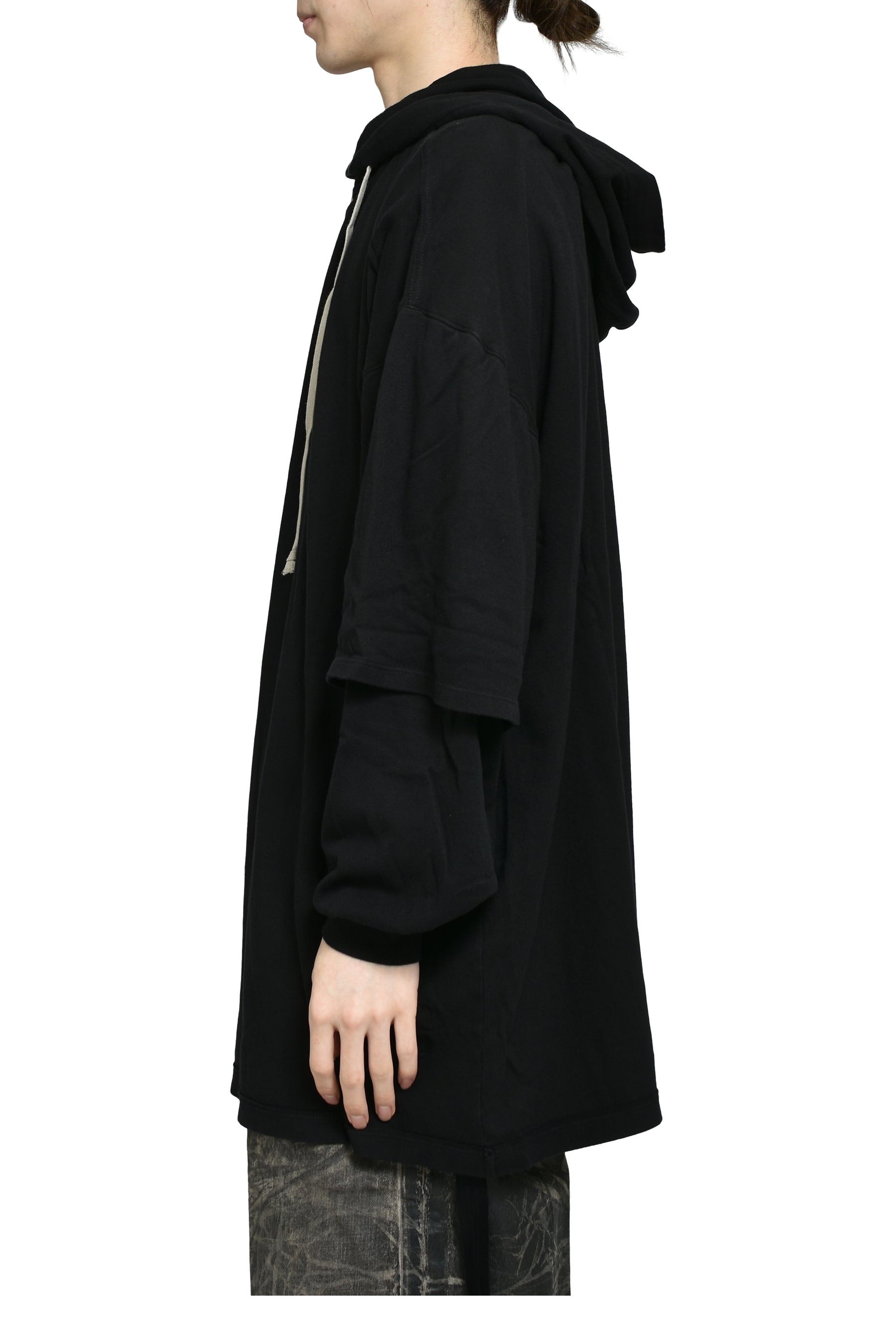 TOMMY HUSTLER HOODIE / BLK