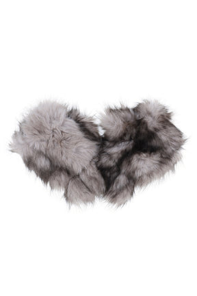 ARIEL MINK FINGERLESS GLOVES / GRY MINK