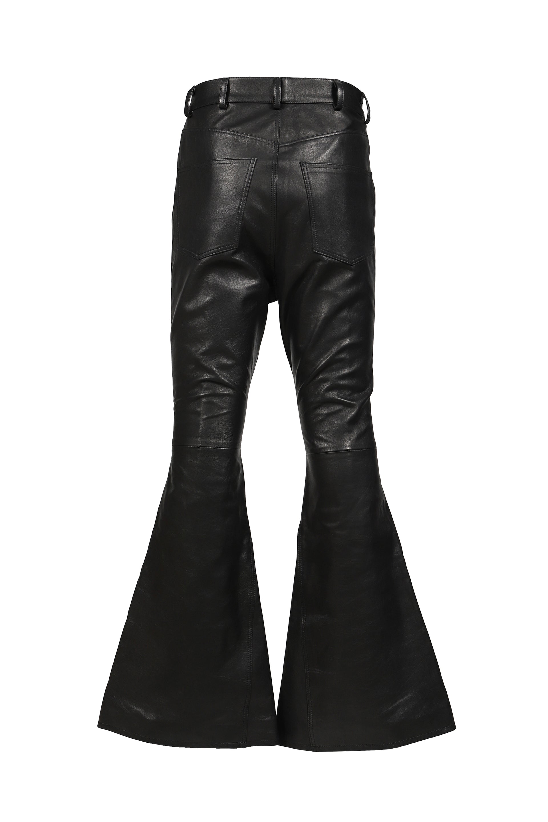 LEATHER VARET JEANS / BLK