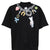 BEABRICK PRINT COTTON TEE SHIRT / BLK