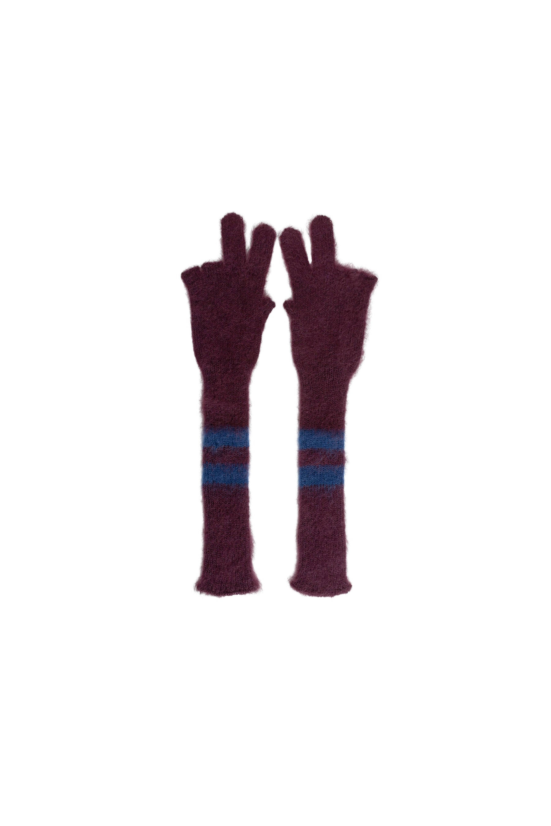 COGNOMEN コグノーメン FW23 PEACE MOHAIR GLOVES / PUR -NUBIAN