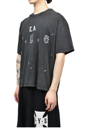 LA AYS T / VINTAGE BLK