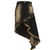ASYMMETRY DENIM SKIRT / BLK