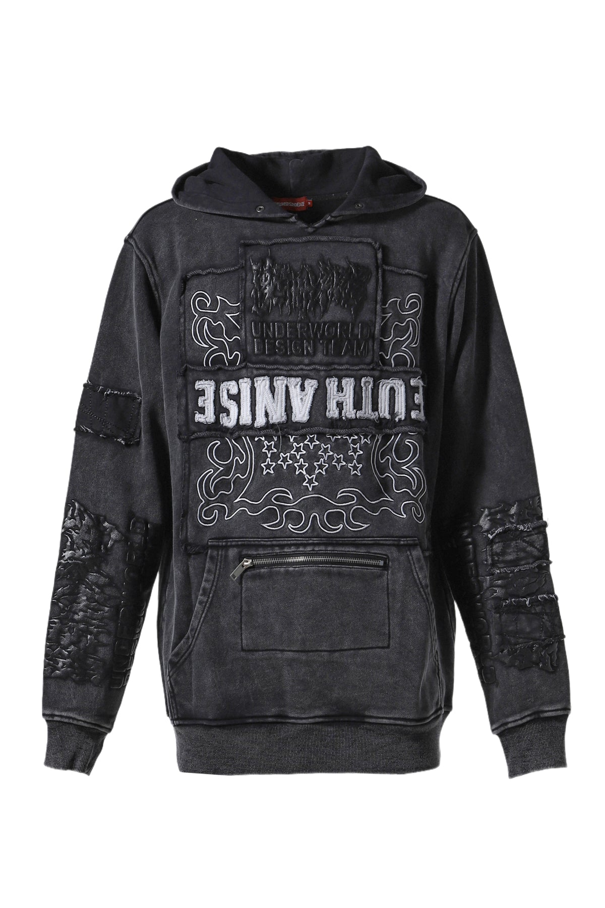 EUTHANISE HOODIE / BLK