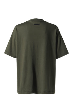 JERSEY CREWNECK TEE / MILITARY