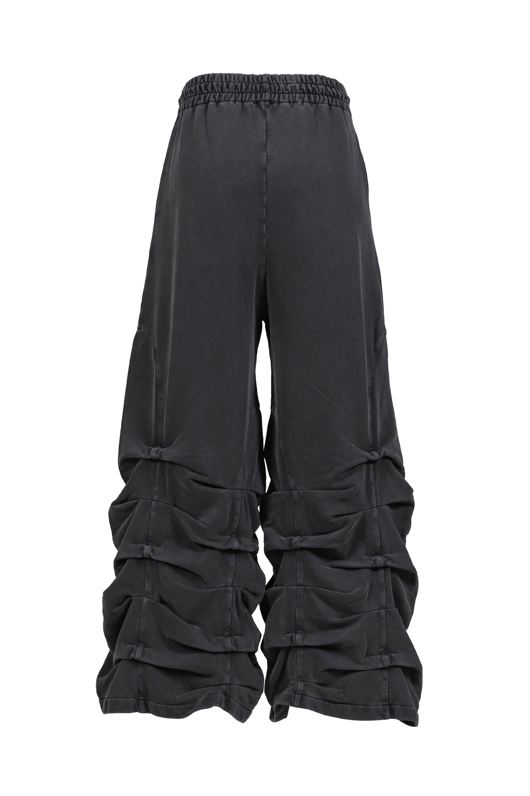 AVAVAV SMOCKED TRACK PANT WASHED BLACK / BLK