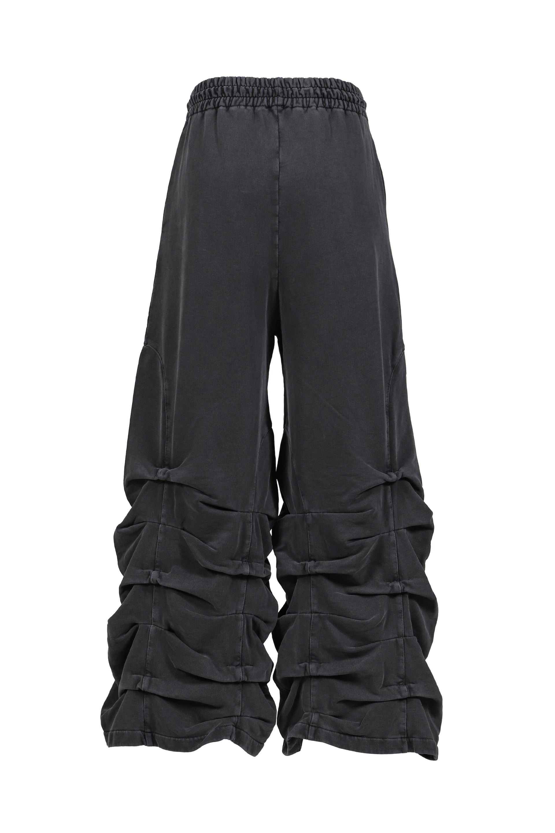 AVAVAV SMOCKED TRACK PANT WASHED BLACK / BLK