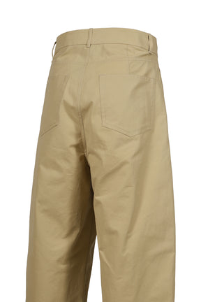 COTTON TWILL PANTS / ROPE
