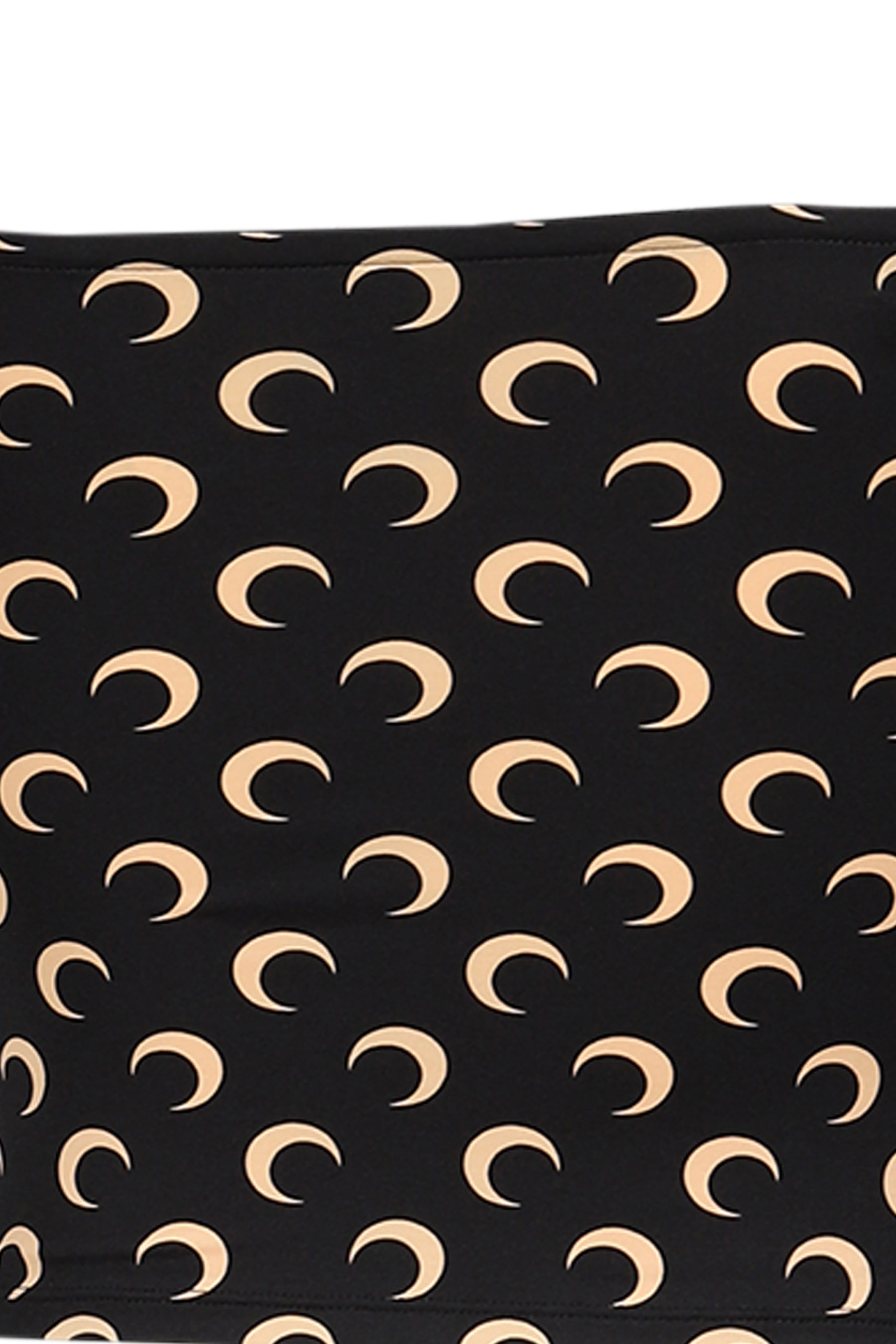 MOON PRINTED JERSEY BUSTIER TOP / INVERSE TAN