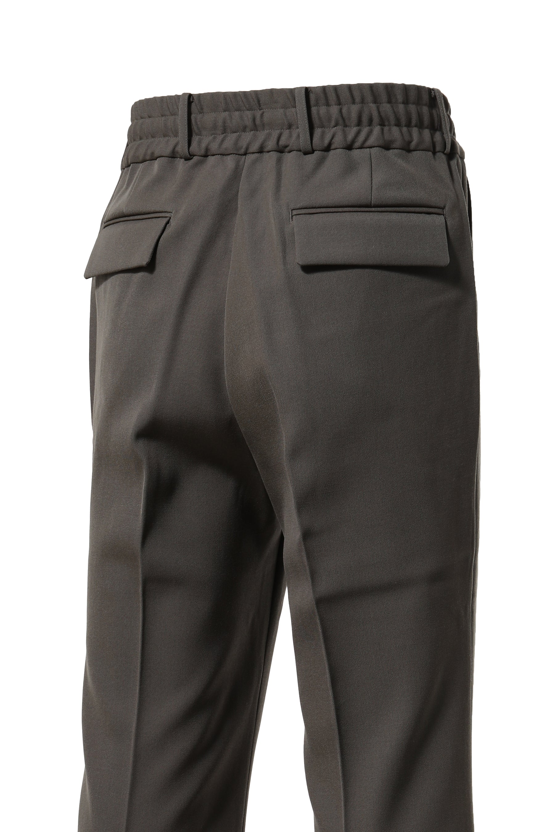 SUBLATIONS FW23 HEAVY WOOL GABARDINE FLARE EASY TROUSERS .10