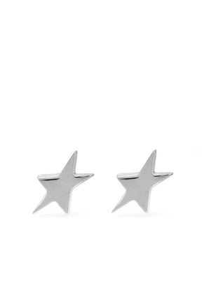 STAR STUD EARRINGS / SIL