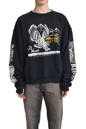 PENNANT FLAG CREWNECK / M