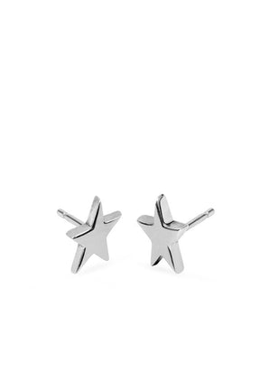 STAR STUD EARRINGS / SIL