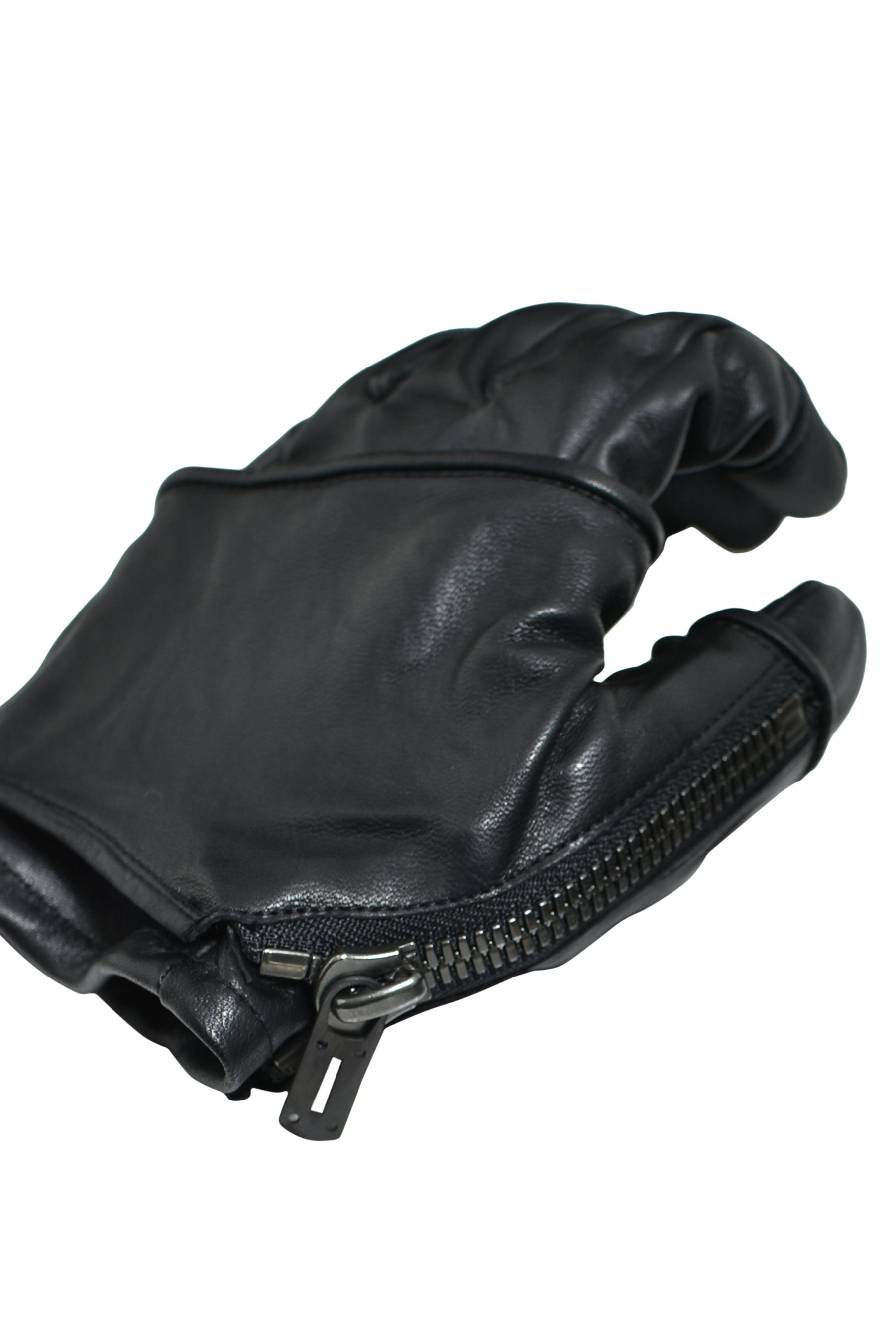 D.HYGEN ディーハイゲン FW25 HORSE LEATHER LAYRED GLOVE / BLK