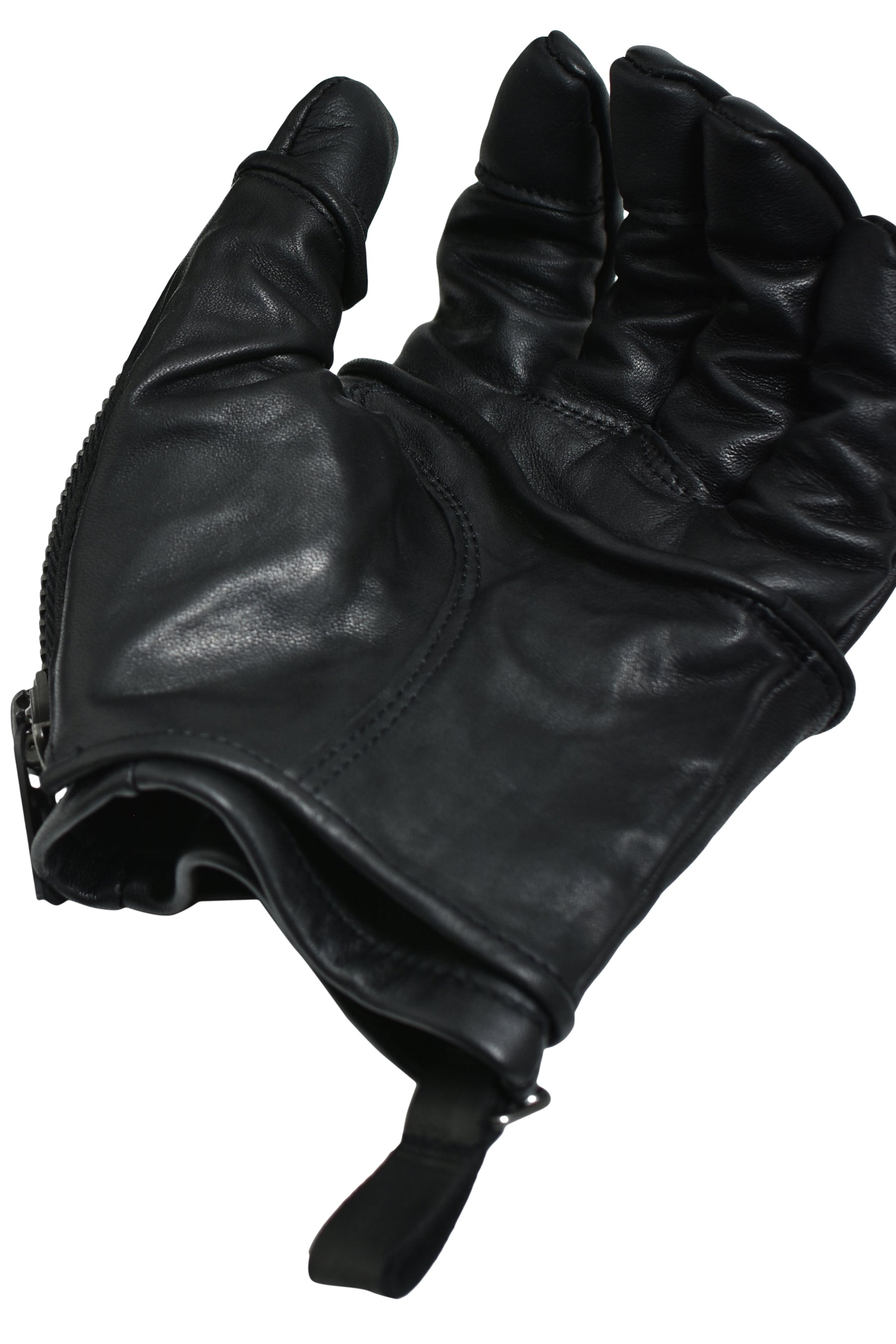 HORSE LEATHER LAYRED GLOVE / BLK