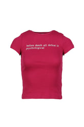 BEFORE DEATH WOMEN'S TEE / WINE