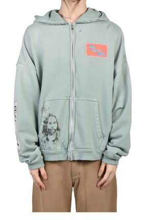 ALTA CIENEGA HOODED SWEATSHIRT / GRN