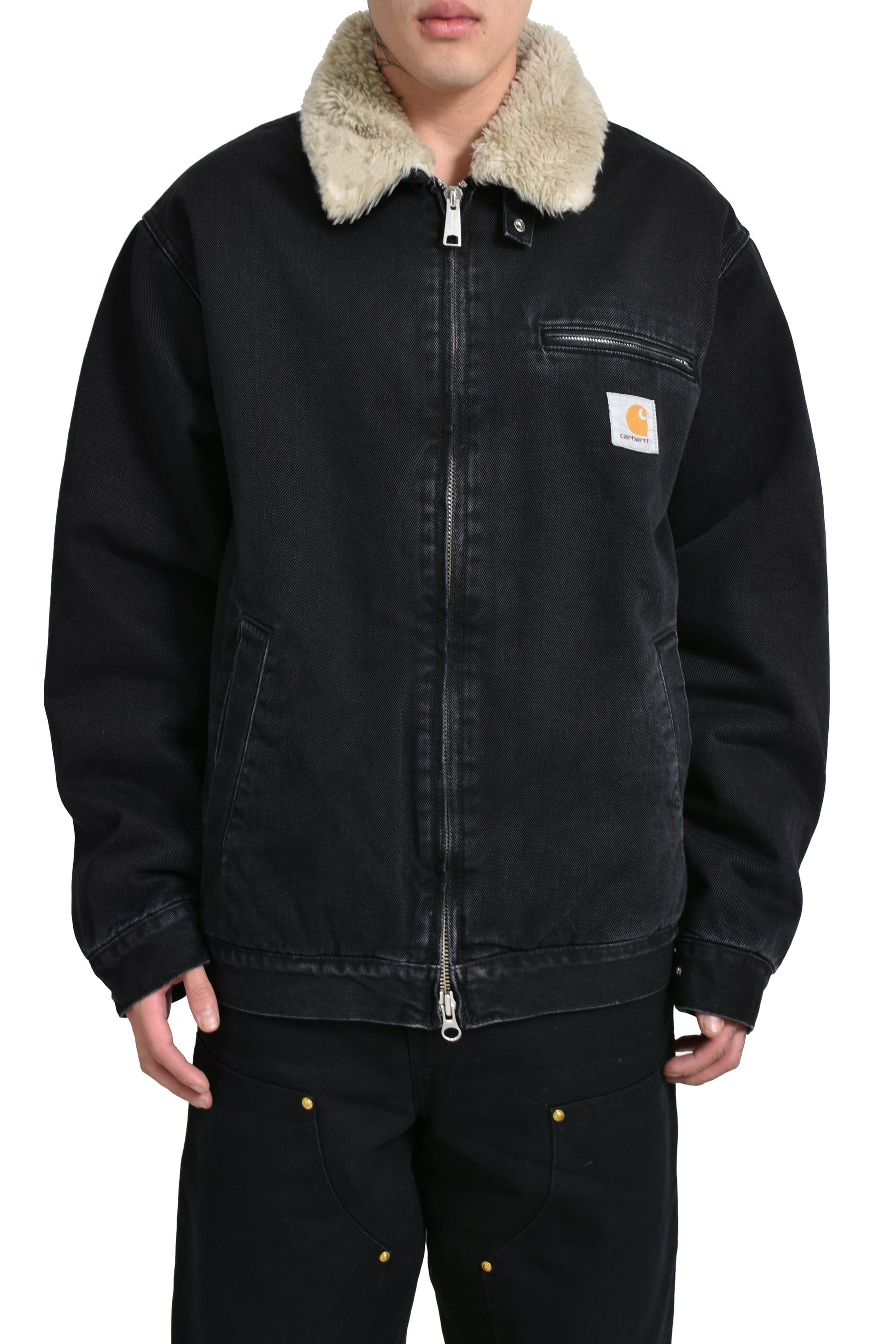 HERALD JACKET -STONE WASHED- / BLK WALL